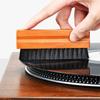 Velvet AntiStatic Cleaning Brush with Ergonomic Wood Handle for Better Sound Quality Needle Cleaning Brush