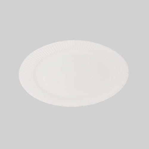 Paperware Paper Plates, 18cm, Extra Pack of 120 (100 + 20), Made In Japan, E-18120