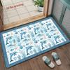 Oceanic Dolphins Pattern Mat Living Room Decoration Home Sofa Non-Slip Carpet Study Bedroom Tatami Children'S Soft Floor Mat