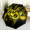 1 PC Automatic Folding Umbrella - Bvb Pattern Portable Foldable Design With 8 Ribs Christmas Birthday Gifts