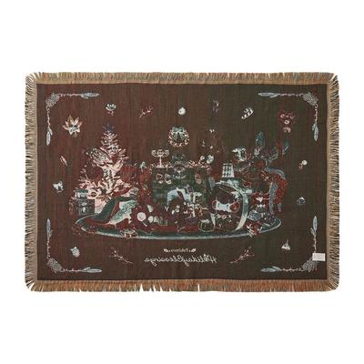 Pokemon Jacquard Blanket Pokémon Holiday Blessings Japan NEW