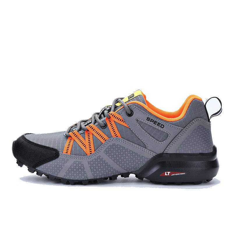 Men's Hiking Sports Shoes Outdoor Waterproof Hiking Training Boots Men's Comfortable Wear-Resistant Hunting Tactical Shoes