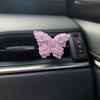 Decorative Floral Air Vent Clip Cute Tulip/Butterfly Car Air Conditioner Outlet Clip Charm for Auto Interior Accessories