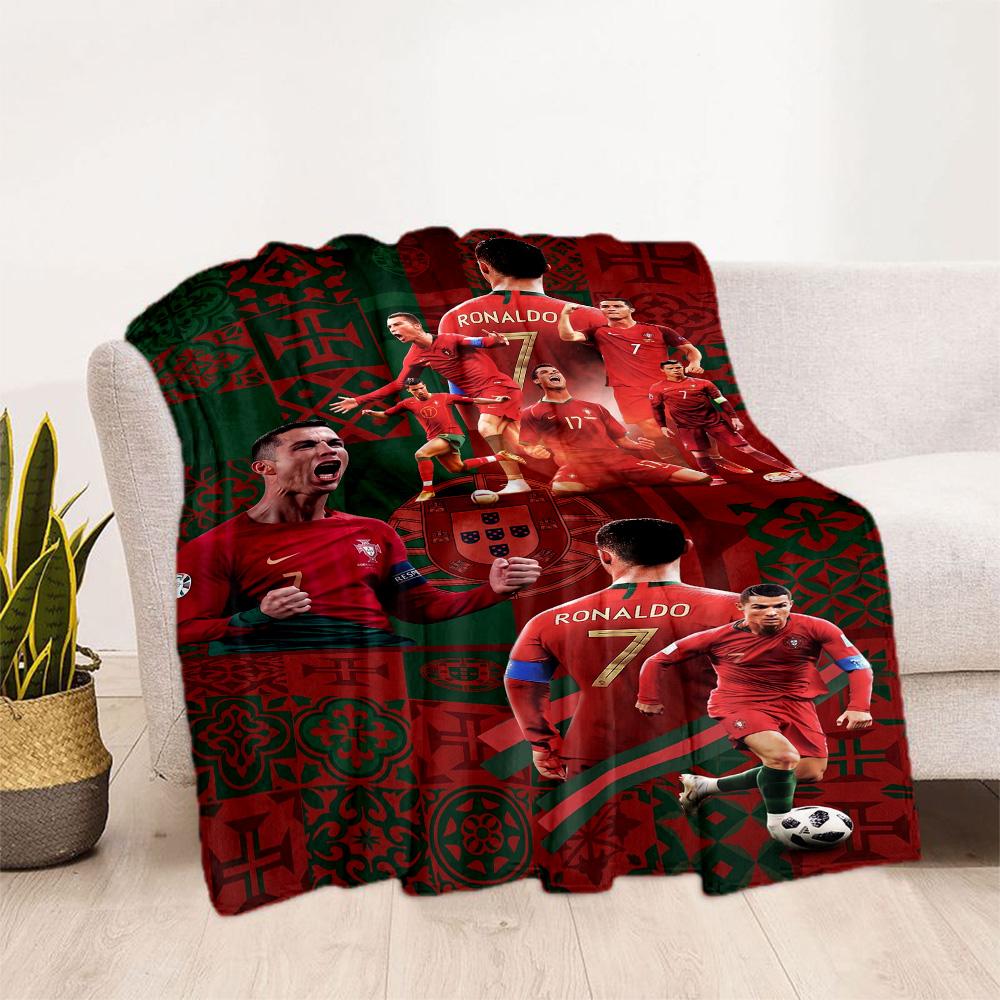 Cristiano Ronaldo 117 Blanket Ultra-Soft Suitable for Bedding Office Chair Bed All-Season Use Modern Style Best Holiday Gift for Friends Family