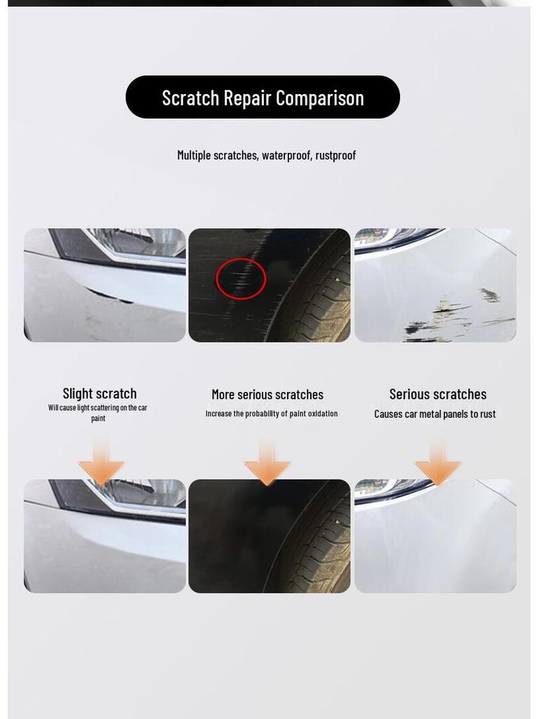 Toyota Touch-Up Paint Pen for 8th Gen Highlander, Camry, Corolla, Levin, RAV4 - Pearl & Black/White