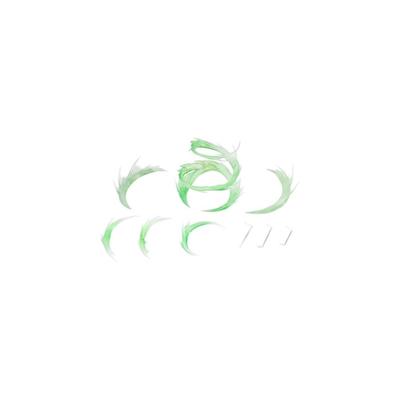 TAMASHII NATIONS Soul Effect Wind Green Version Non-Scale ABS PVC Painted Figure for S.H. Figuarts
