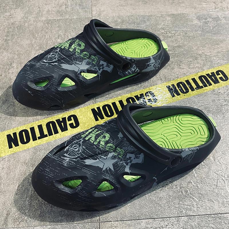 Fashion PARZIVAL Men Causal Summer Sandals EVA Garden Clogs Sandals Soft Hospital Shoes Men Slip On Beach Water Slippers Zapatos Hombre