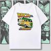 Retro Cartoon Ninja Turtle Style T-Shirt Kids Green Shell Hero Graphic Tee Boys Unisex Vintage Washed Cotton Short Sleeve Oversized Y2K Streetwear