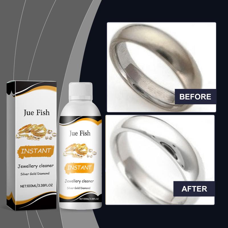 100Ml Jewelry Cleaner Solution For Gold Silver Glasses Watch Rings Diamond Polishing Remove Dirt Shine For Ultrasonic Machine