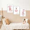 Pink Ballet Girl Rainbow Unicorn Shoes Nursery Wall Art Canvas Painting Posters And Prints Pictures For Baby Kids Room Decor