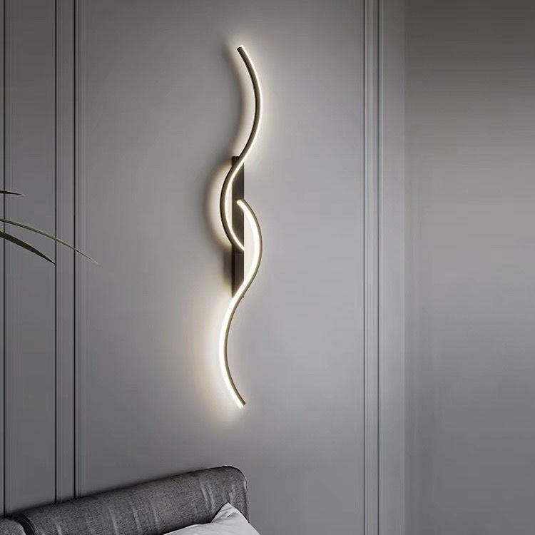 LED Bedroom Bedside Lamp Modern LED Strip Lamp Living Room TV Background Wall Lamp Aisle Lamp