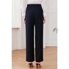 JESSIE Women's High-Waist Wrinkle-Resistant Twill Wide-Leg Pants