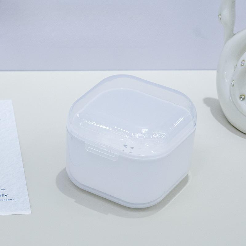 1pc, Nail Drill Bits Tool Storage Box - Soaking and Cleaning Box,Hollow Double-layer Design,Beauty Professionals and Enthusiasts