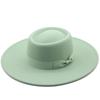 Damen Vintage Elegant Derby Fedora Bowler Hut Breiter Rand 100% Polyester Sport Outdoor Angeln Party