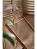 Outdoor Balcony Rattan Folding Table and Chairs Set - Woven Recliner for Garden or Patio