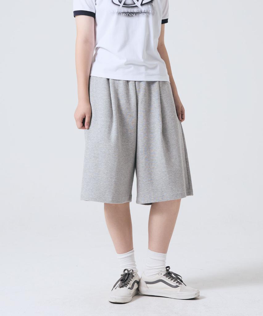 PENDULUM Essentials Knee-Length One-Pleat Sweat Bermuda Pants (Lr2Pu417)