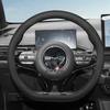 Leather Car Steering Wheel Cover for BYD Dolphin Mini Atto 1 2023 2024 2025 No Need To Sew Accessories By Hand