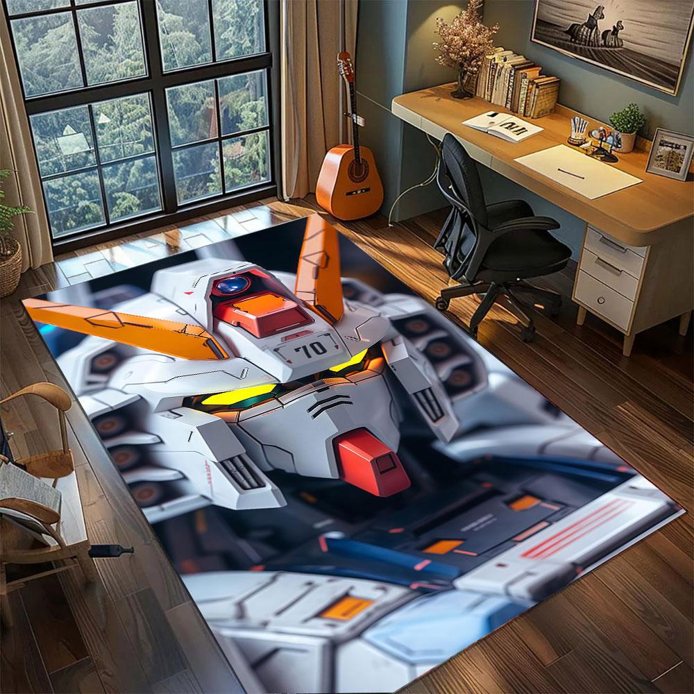 Gundam Models Carpet for Living Room Bedroom Home Decor Cool Movie Mat Play Floor Mat