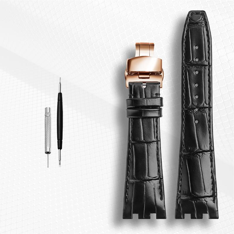 Echtes leder uhrenarmband für MAURICE LACROIX AIKON Serie AI6038 AI6008 AI1018 armband kuh leder armband uhren band