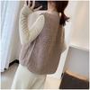 Fur Integrated Granular Fleece Vest Women's Western Style Autumn and Winter Fashion Granular Fleece Waistcoat Outer Wear Vest Outer