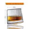 Double-Layer Chilled Glass Cup for Whiskey, Beer, Cocktails, and Cold Drinks