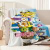 Cartoon Cute P-Pororos-S Penguin Blanket Travel Gift Comfort Warm Soft Plush Suitable For Sofa Living Room Office Bedroom