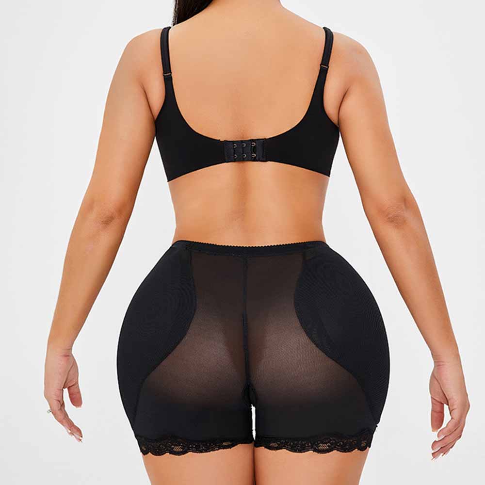 

Lilvigor Мягкое корректирующее белье для женщин с высокой талией, бесшовное нижнее белье, кружевные утягивающие трусики, утягивающие бедра, трусики 6XL чёрный