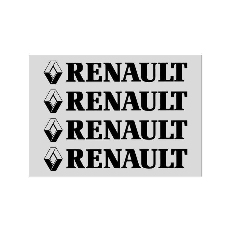 

4 шт. Наклейки на дверные ручки автомобиля Наклейки на шины и зеркала заднего вида Аксессуары для Renault Dacia Megane 2 3 Clio 4 Captur Kadjar Fluence Renault чёрный