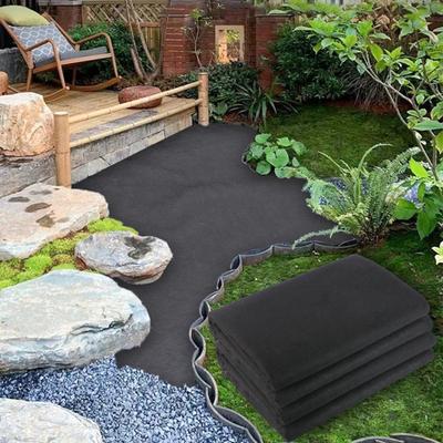 Blumentopf Einlage Vliesstoff Schwarz Einlageblätter Rolle Garten Blumentopf Korb Reißfest Pflanztopf Auskleidung
