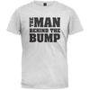 The Man Behind Bump Mens T Shirt Light Gray