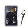 Shuke Bamboo Charcoal Deep Clean Flat Dental Floss Picks