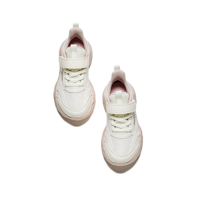 Anta Comfortable Versatile Non-Slip Low-Top Kids Running Shoes Kids sneaker White Pink A22439952-1