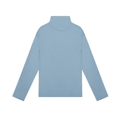 Ana Cotton Tencel Top (Light Blue Grey)