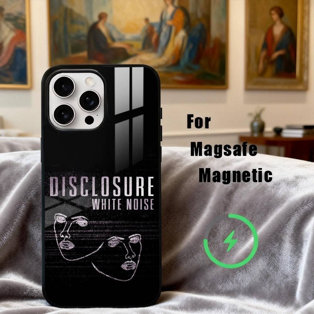 Deep House D-Disclosure Band Phone Case For iPhone17,16,15,14,13,12,11 Plus,Pro Max Magnetic For Magsafe Wireless Charging