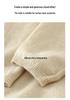 Lekasha Women's Cashmere High-Neck Pullover Sweater - Solid Color, Loose Fit for Autumn and Winter