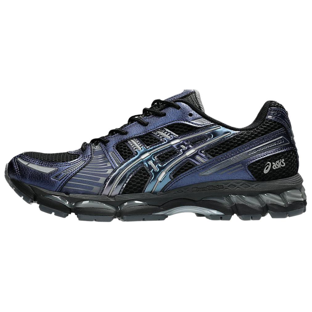 Unisex Sneakers ASICS GEL-Kayano 12.1 Breathable Low-top Running Shoes Unisex Black Blue