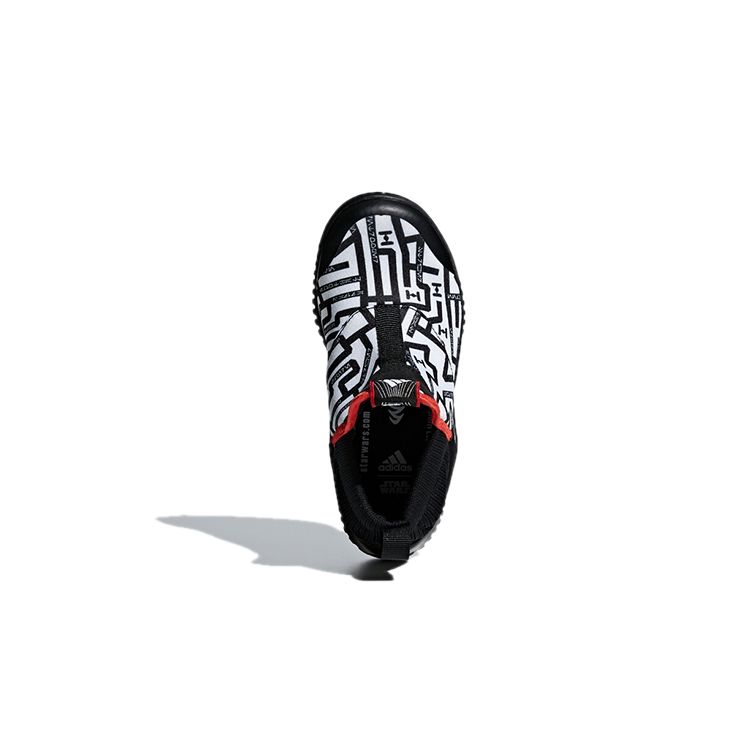 Adidas Rapida Fabric Comfortable Versatile Breathable Mid-Top Kids Running Shoes Kids Running Shoes Black AH2574