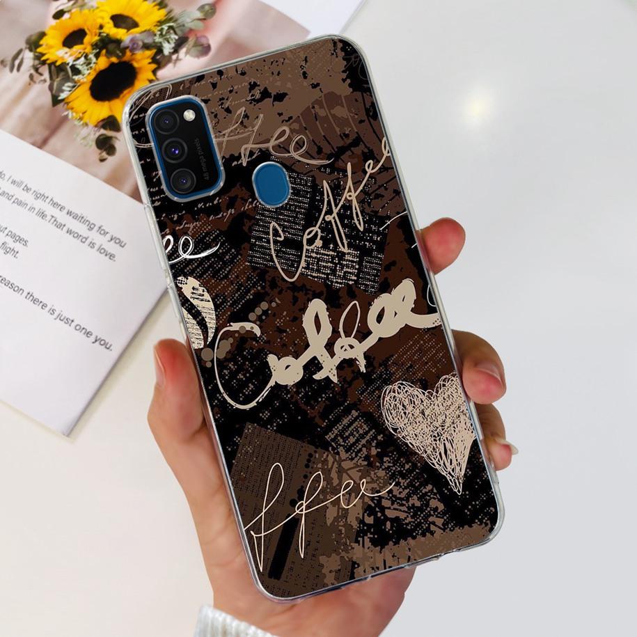 For Samsung M21 Case SM-M215F Silicone Soft Phone Cover For Samsung Galaxy M21 2020 Fundas Cartoon Coque For Samsung M 21 Bumper
