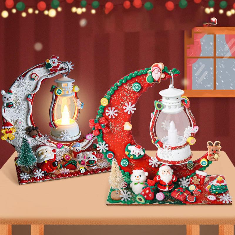 Weihnachtsmann Nachtlicht Weihnachten Niedliches Nachtlicht für Kinder Cremekleber Weihnachtsbeleuchtung mit exquisitem Weihnachtsthema