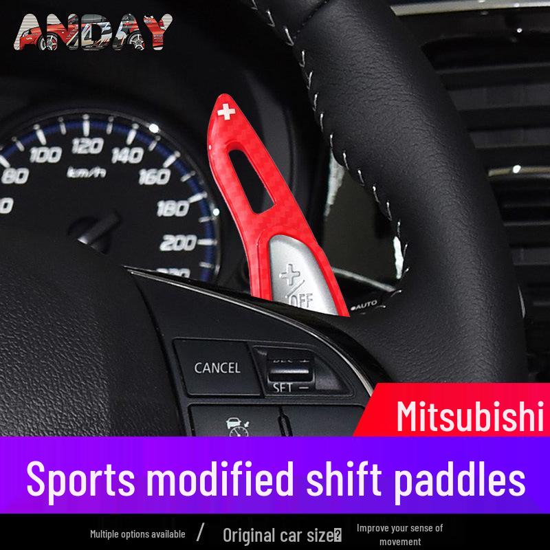 Carbon Fiber Shift Paddles for Mitsubishi Outlander, Lancer EVO, Yige, Yishen, and Jinxuan.