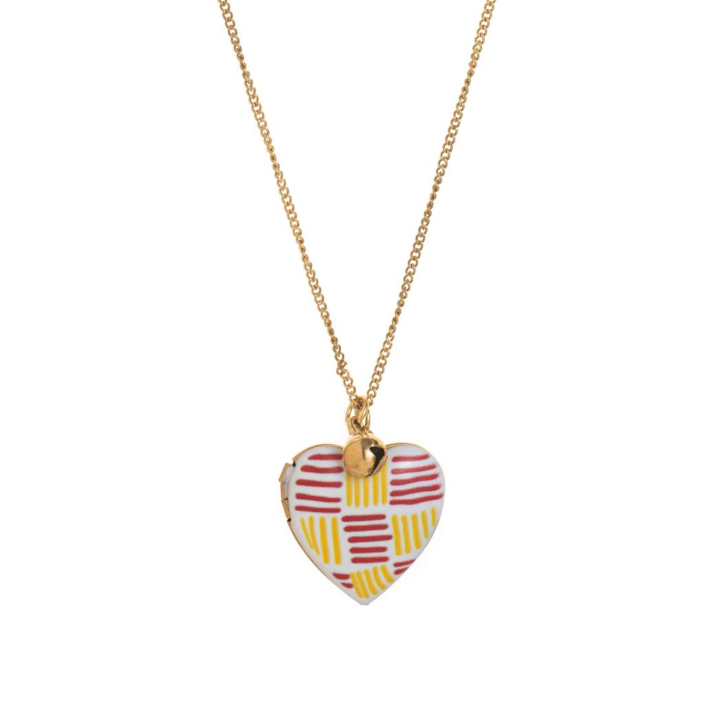 Ins Simple Drip Oil Love Opening Photo Album Necklace Hot Selling Adjustable Necklace Gold Plated Color Preserved