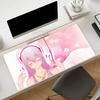Singer Super S-Sonico-S Mouse Pad Non-slip Rubber Gamer Balance Computer Mat Decoracion Deskmat Laptop Office Large