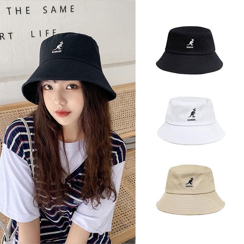 Klassischer Kangol Bermuda Gewaschener Fischerhut Herren Damen Baumwolle Flaches Oberteil Modische Kopfbedeckung