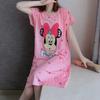 Women's Cute Summer Cartoon Pajamas: Loose Nightgown Homewear
