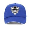 Double Gun Skull Men'S Baseball Cap Punk Style 3D Print Rock Skull Men Cowboy Hat Outdoor Casual Adjustable Snapback Hats Bone