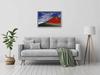 Amiiba Cross Stitch Embroidery 11ct Red Fuji DIY Wall Art Printed Design Kit, Pre-printed Pattern, Mt. Volcano, Pre-printed, Decoration, Beginner,