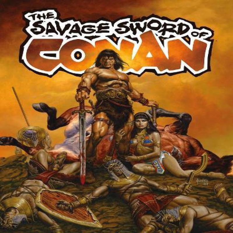 The Savage Sword Of Conan Vol.1 by Max Von Fafner Paperback Book 9781787744318
