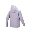 Anta Training Series Solid Color Zip-Up Hooded Comfortable Breathable Versatile Jacket Women Jackets Purple-Smoke 162517603-3