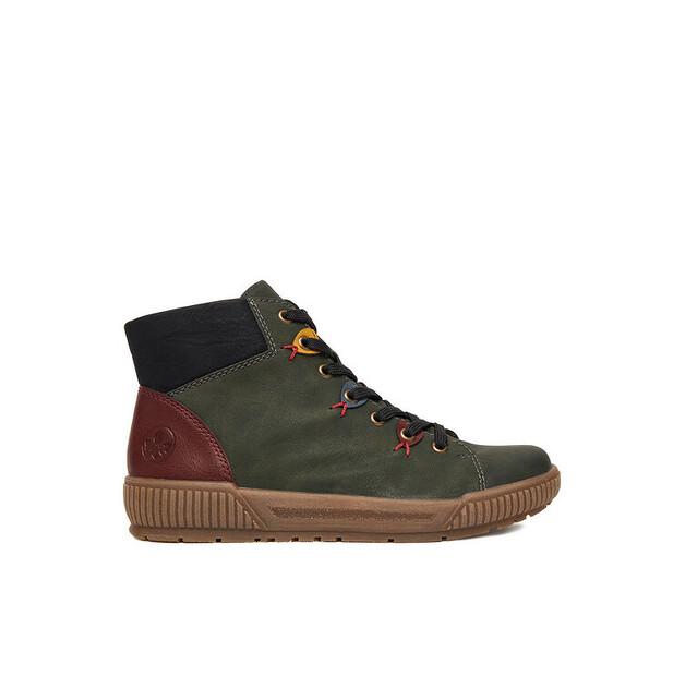 Rieker N0711-54 Green Ankle Boots