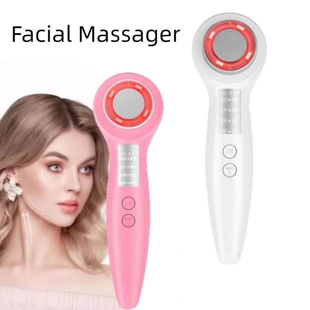 LED Facial Massager 2 in 1 Facial Lifting Massager Portable Face Beauty Device Skin Smoothing